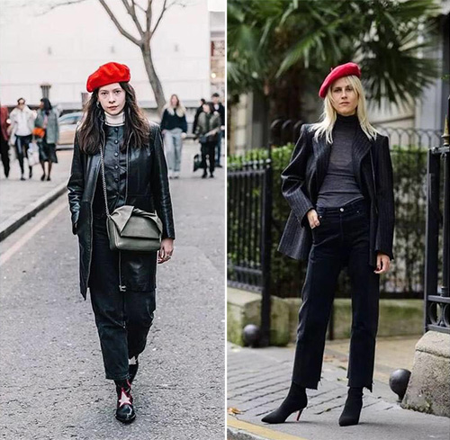 冬天穿大衣戴上這3款帽子，想不美都難！